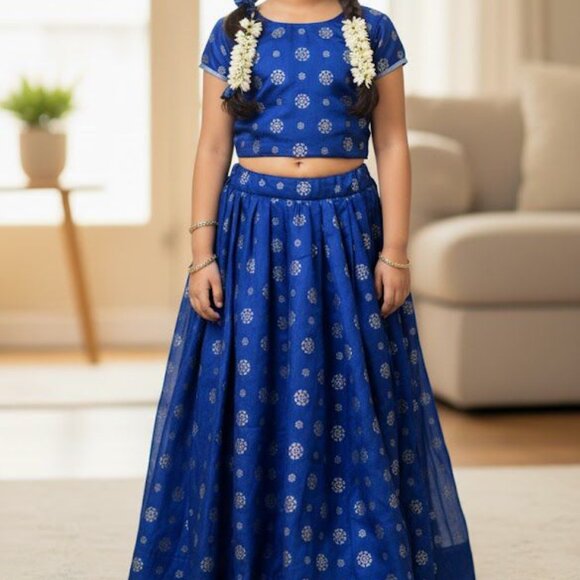 GIRL'S KIDS LEHENGA CHOLI - Picture 1 of 1